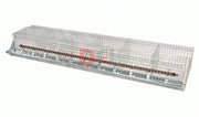 GABBIE GABBIA CONIGLI INGRASSO SEI FORI PER 12 CONIGLI CM. 183X40XH30