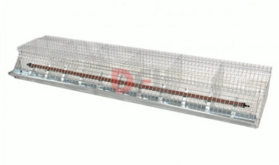 GABBIE GABBIA CONIGLI INGRASSO SEI FORI PER 12 CONIGLI CM. 183X40XH30