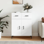 Credenza-Buffet-Armadio da cucina Bianca 69,5x34x90 cm in Legno Multistrato 624197