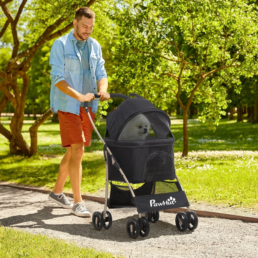 Trasportino per cani 2 in 1 pieghevole con borsa ¨C zephmum ¨C 82x49.5x98 cm