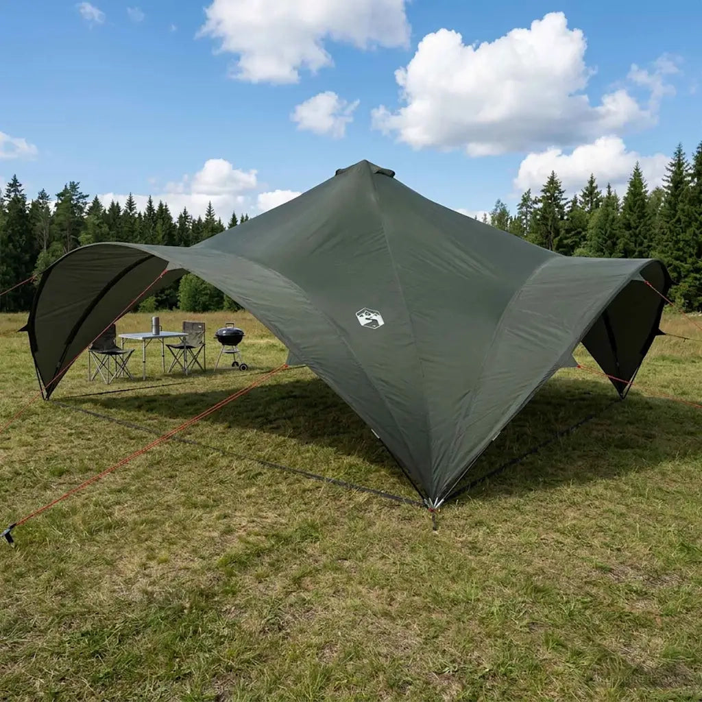 Tenda Party con tetto Verde militare 600 x 600 x 400 cm 42028614