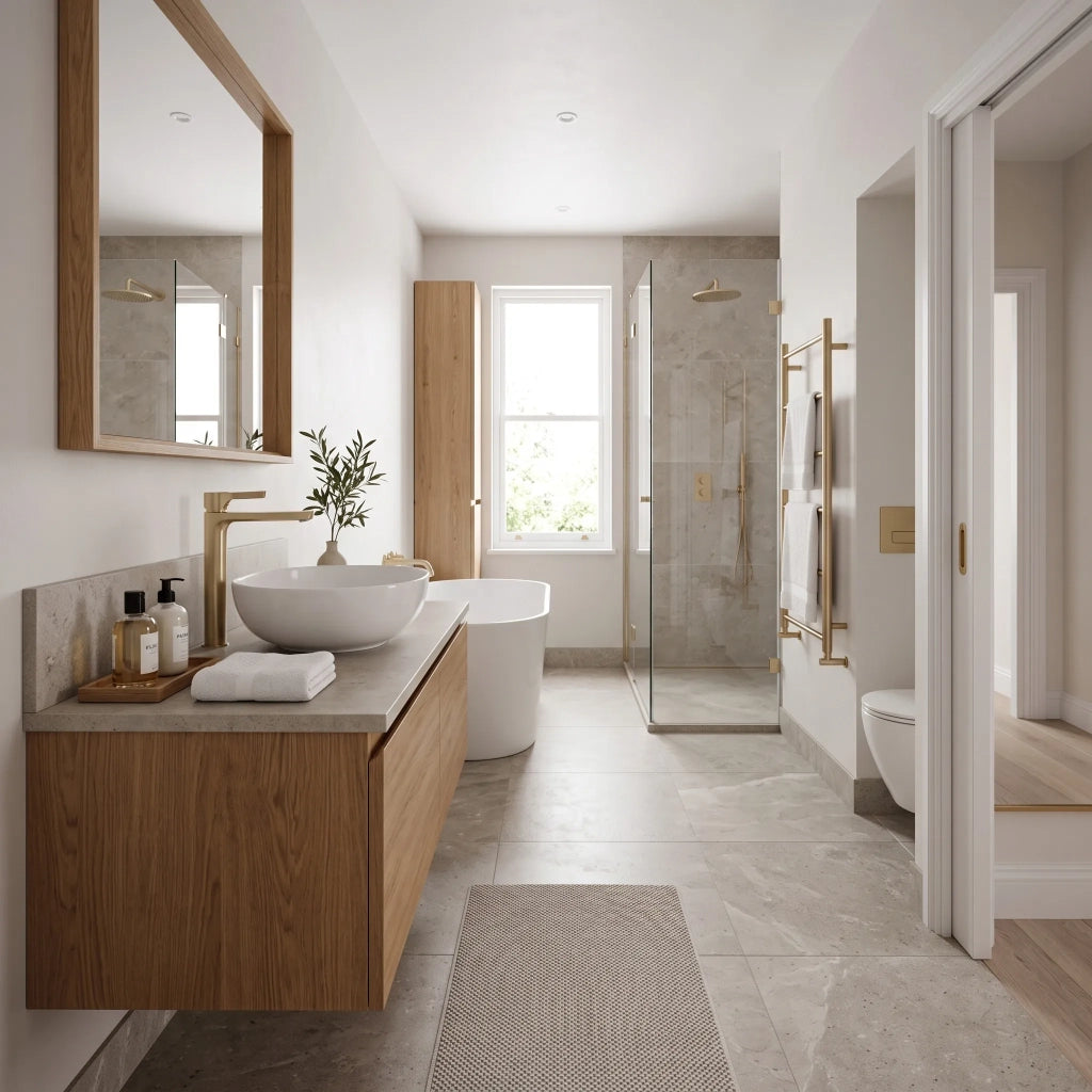 Rubinetto Da Lavabo Premium Rea Maxim Brush Gold High