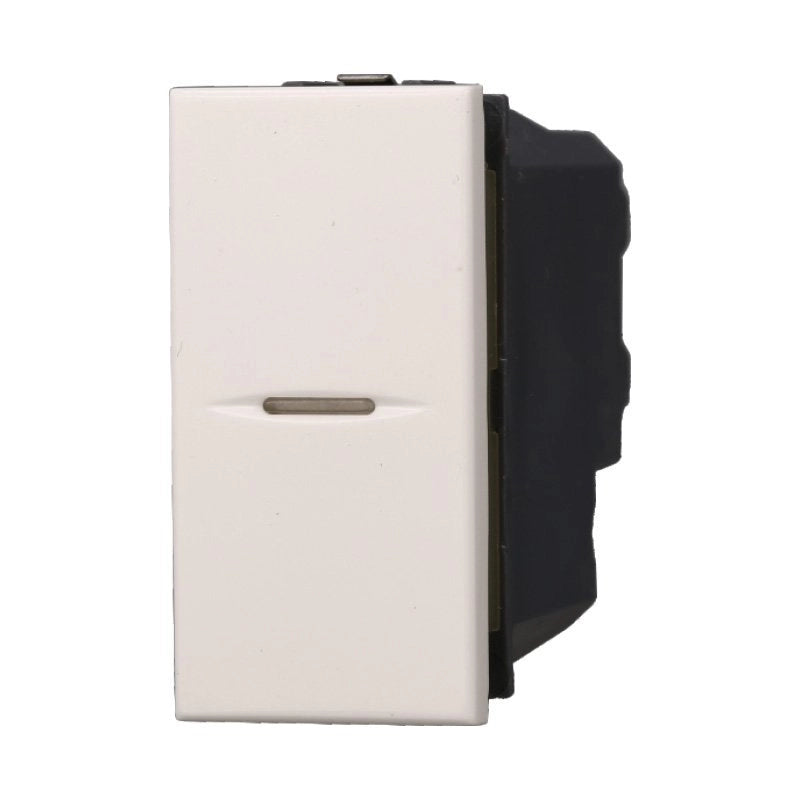 Invertitore Assiale 1P 16A Colore Bianco Compatibile Con Bticino Axolute