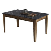 Viverone, Tavolo Fisso 6 Posti, 145x88x75h cm Marrone Noce