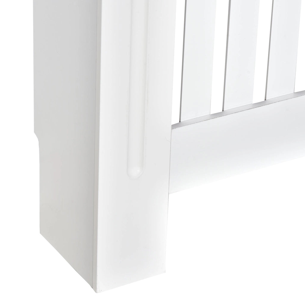 Copritermosifone in Legno MDF Bianco 172x19x81 cm