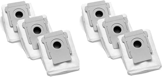 Set di sacchi aspiratore - 6 pezzi sacchi aspiratore compatibili con iRobot Roomba i3+ i6+ i7+ s9+ j9+ j7+ - aspirapolvere - aspiratori - sacchi aspiratore per aspirapolvere robot - riciclabili