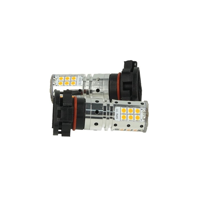 Lampada Led PSY24W Canbus Arancione 12V 25W Reale Per Audi A1 A3 A6 Q5 VW Golf VI Passat Touareg Opel Astra Land Rover Discovery IV Evoque Citroen C5