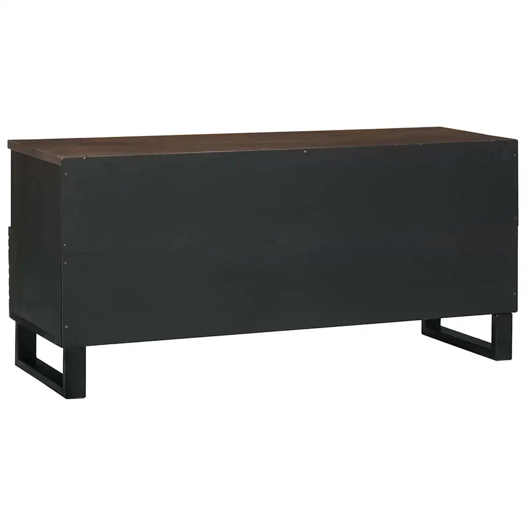 Mobile TV con cassetto-Credenza per TV Noce 100 x 33 x 46 cm Legno multistrato