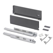 Cassetto esterno Vertex, 40kg, altezza 178mm e regolazione 3D per pannello da 18mm