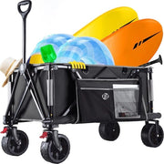 Carrello Bolder per Esterni - Carrello Opaco - Carrello con Ruote a Pneumatici - Carrello con Multipli Livelli - Carrello per la Spiaggia
