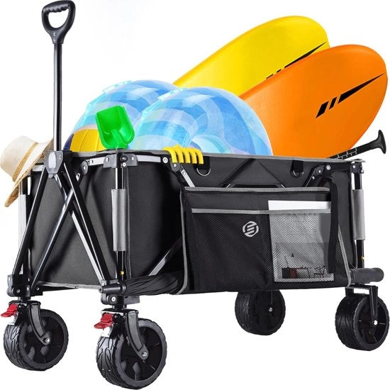 Carrello Bolder per Esterni - Carrello Opaco - Carrello con Ruote a Pneumatici - Carrello con Multipli Livelli - Carrello per la Spiaggia