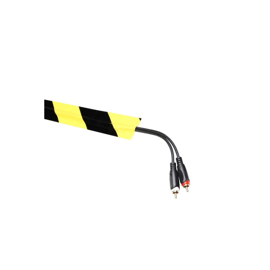 Nastro adesivo segnaletico nero giallo 50x33 mt antinfortunistica edilizia segnale