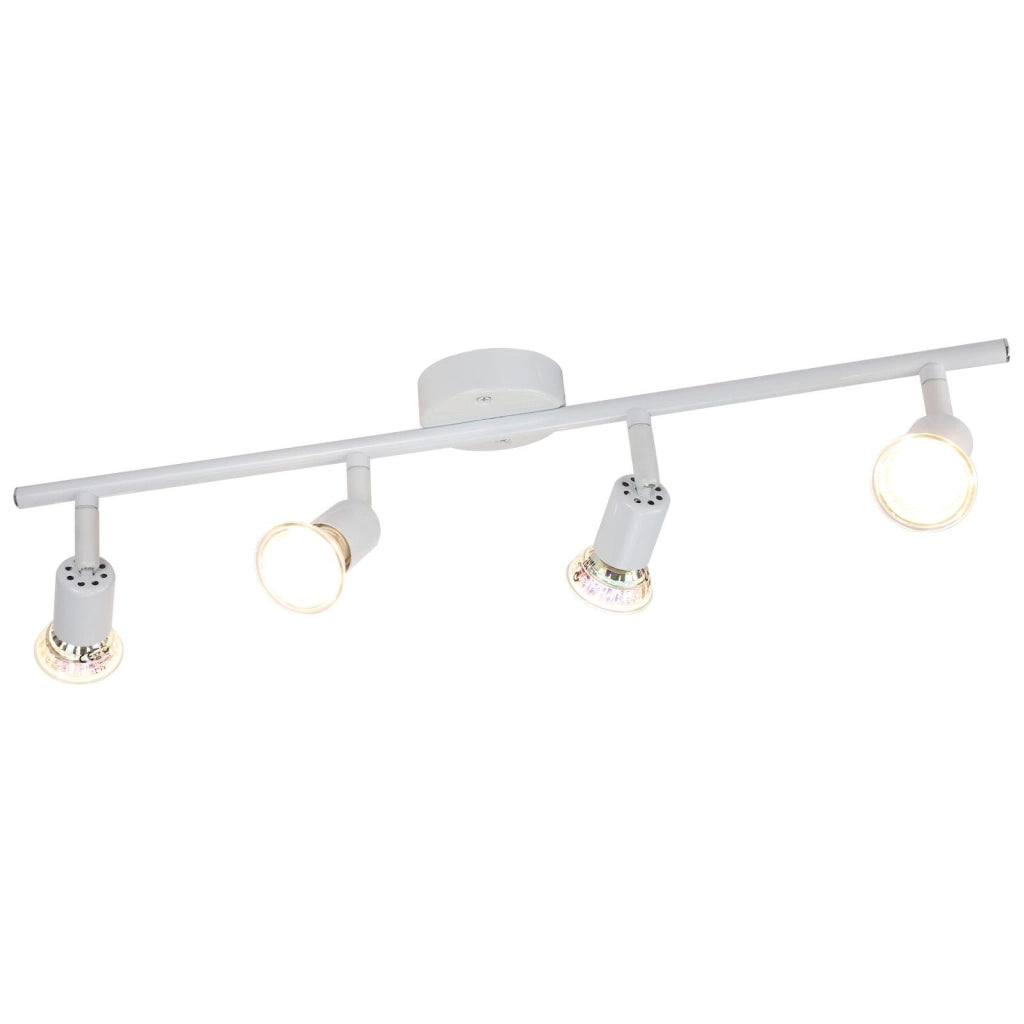 ZMH Faretto da soffitto 4 fiamme GU10 moderni per corridoio con lampadine incluse
