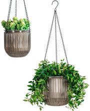 Set di due vasi per piante da appendere 13,5/21cm per esterno vaso per piante da appendere per esterno vaso per piante da appendere per interno vaso per piante