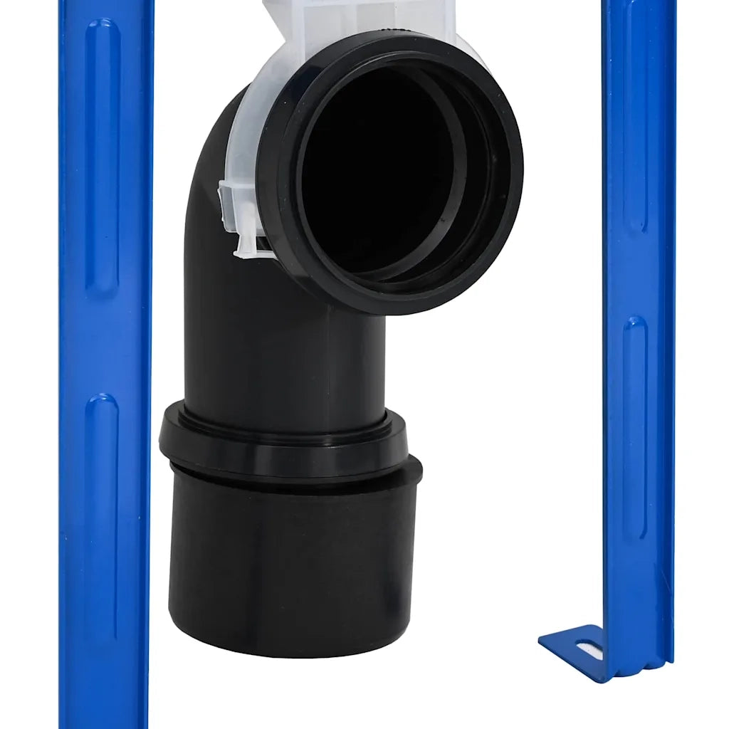 Telaio del Cistern Bianco 50 x 8 x 131 cm Acciaio CFW3950031