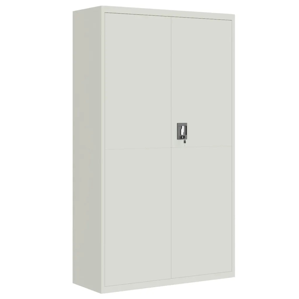 Armadio Classificatore Grigio Chiaro 105x40x180 cm in Acciaio 339769