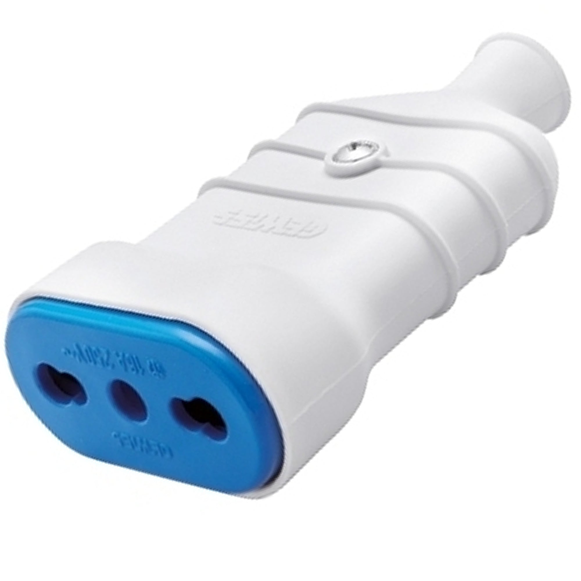 Presa volante 2p+t 10-16a bivalente bianca gw28205