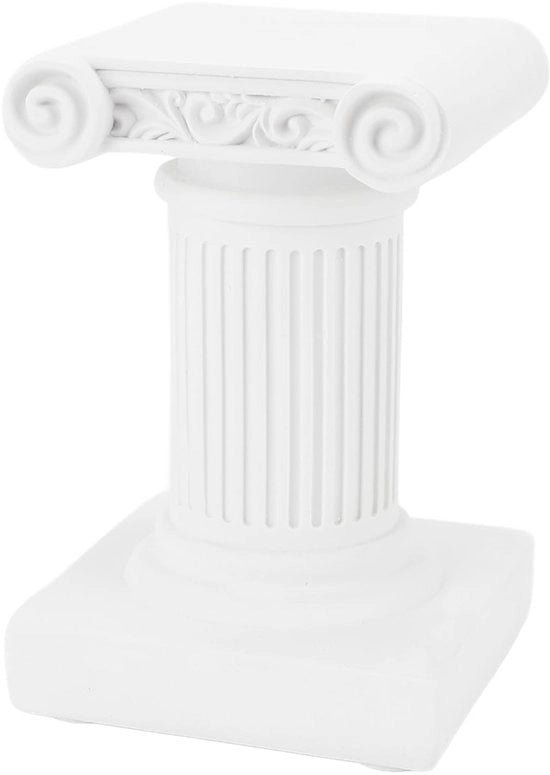 Supporto per candela mini colonna romana decorazione per matrimoni colonnina greca materiale sicuro ecologico decorazione elegante