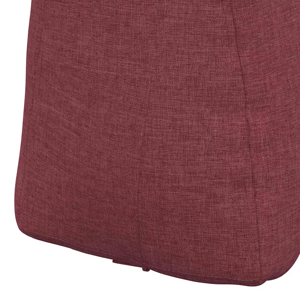 Cuscino per Schiena Rosso Vino 80 x 24 x 50 cm Tessuto 42014415