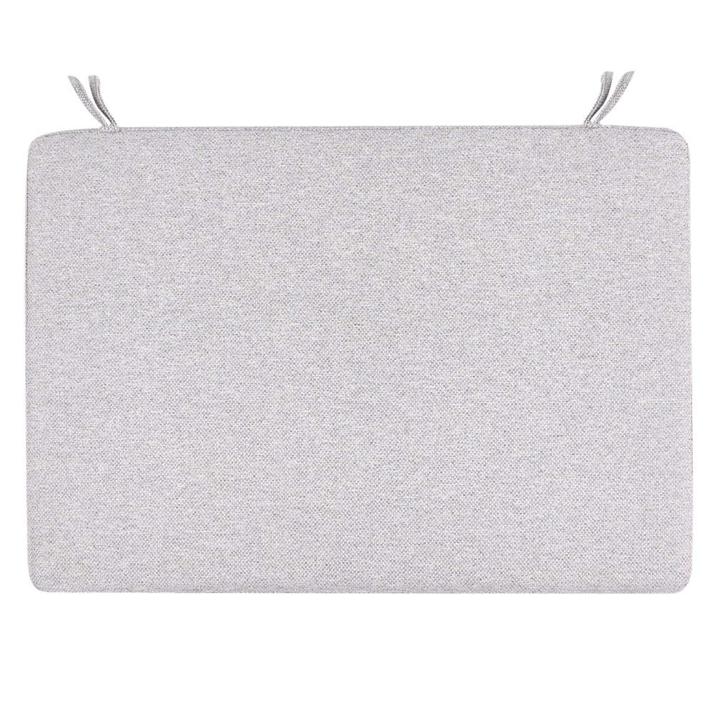 Set di 2 poltrone da giardino tortora Struttura sintetica Set di 2 sedie da esterno con cuscini Stile moderno