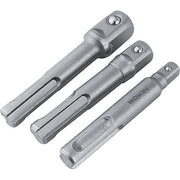 ADATTATORI PORTABUSSOLA SDS PLUS 222903 WOKIN - 1/4+3/8+1/2 CF=PZ 3- 4 confezioni