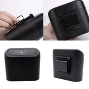 Contenitore di rifiuti per auto con coperchio, 2-pack Contenitore di rifiuti mini universale per auto con coperchio, organizzatore e contenitore per rifiuti, accessori per auto, ufficio (nero)