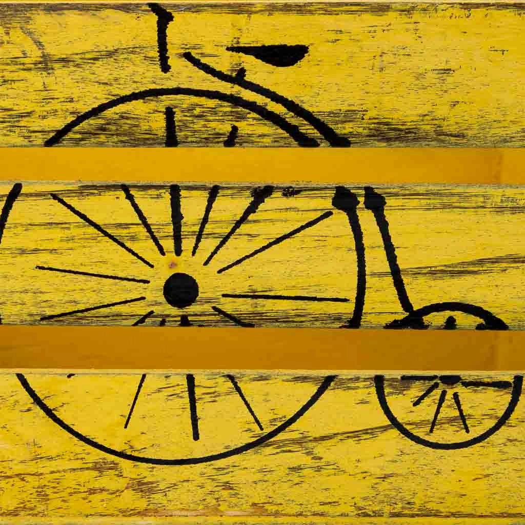 Cassetto in legno arancione 18x12x10h cm