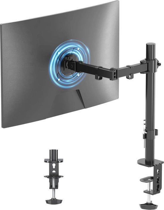 Sostegno per schermo per monitor da 13 a 32 pollici - Sostegno per tavolo con asta da 400 mm