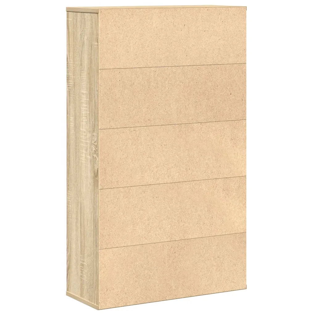 Libreria Rovere Sonoma 60x24x101,5 cm in Legno Multistrato 860393
