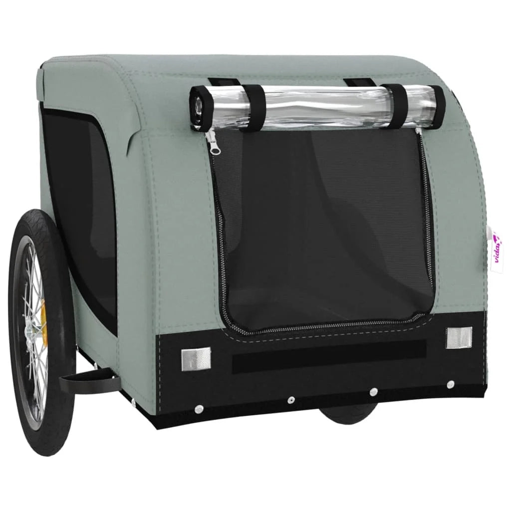 Rimorchio/carrello per animali domestici grigio 02_0044270