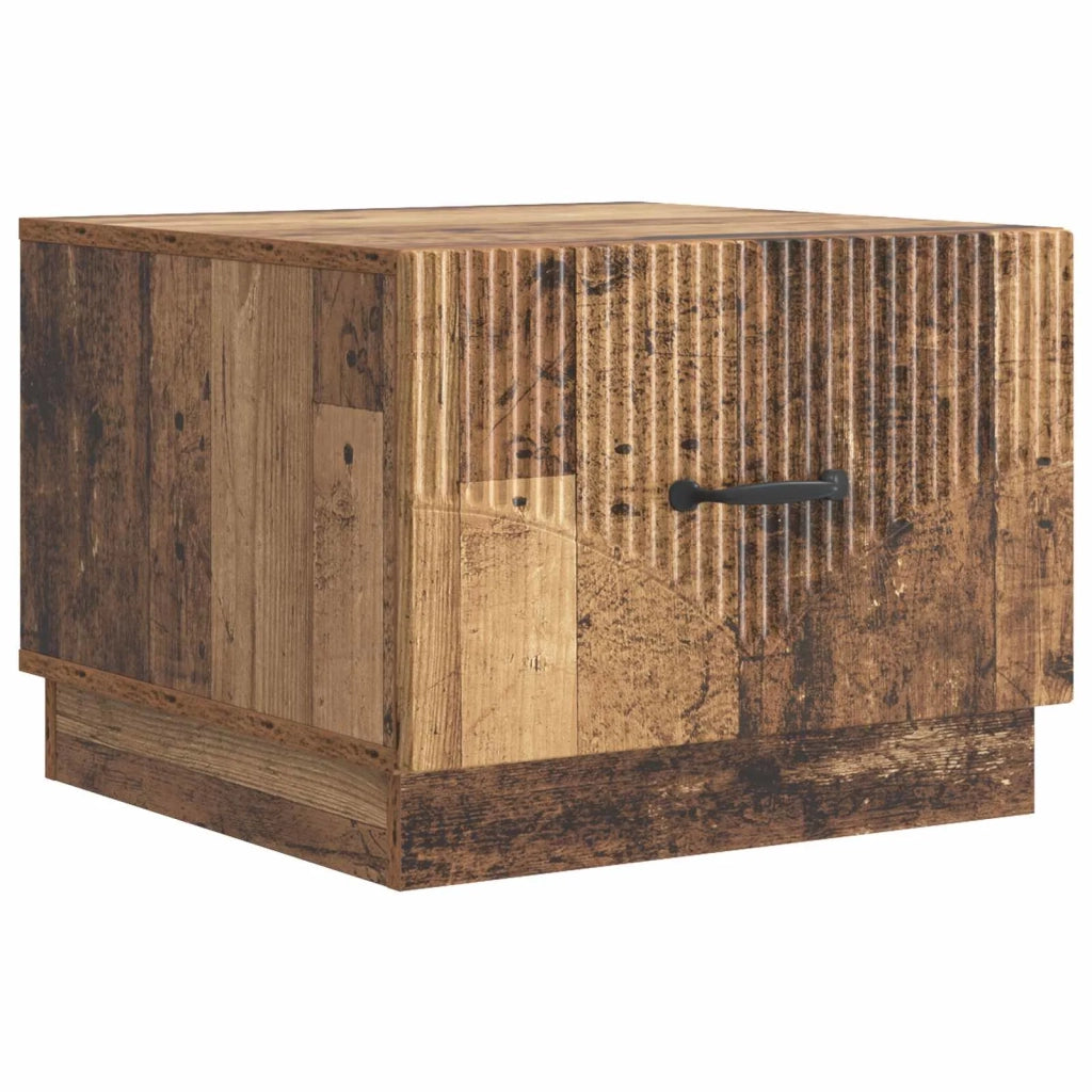 Tavolino da salotto con cassetto Legno antico 49 x 50 x 37 cm 895433