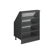 Mobile sottotetto Rion Antracite/Antracite 60 x 83.8 cm con 4 scomparti Vicco