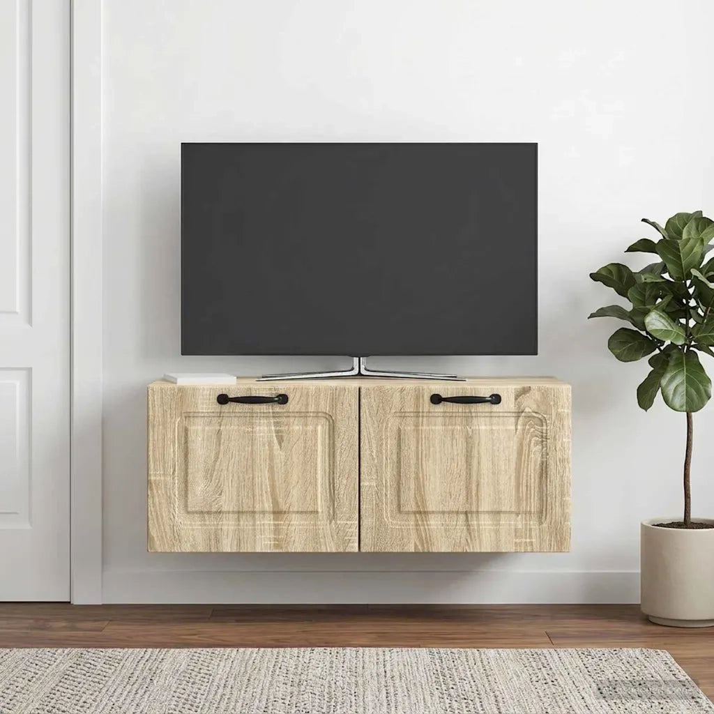 Mobile Porta TV da Muro Rovere Sonoma 78,5 x 31 x 30 cm 899397