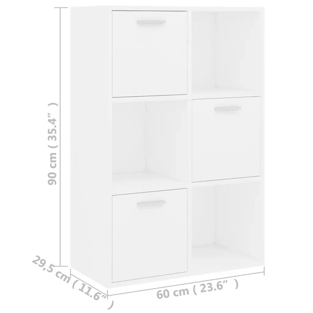 Armadietto Bianco 60x29,5x90 cm in Legno Ingegnerizzato CFW7913894