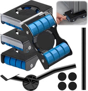 Carrello di sollevamento e ruote di trasporto - Design innovativo anti-slip - 5 pezzi