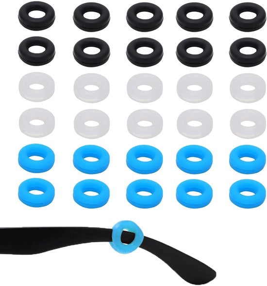 Sostegno Occhiali Antiscivolo - Orecchini in Silicone - 15 Paia - Duraturo - Leggero - Regalo Creativo - Supporto Occhiali