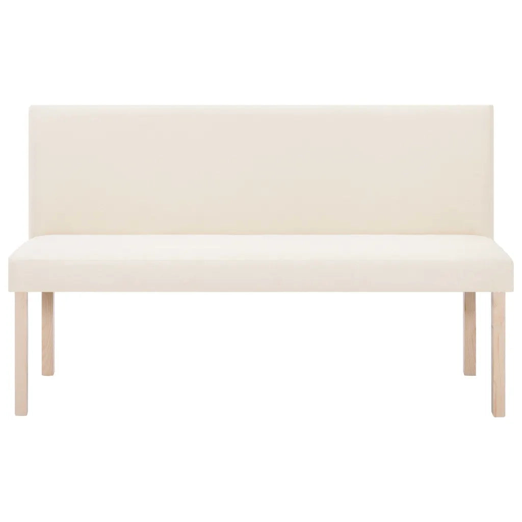 Panca 139,5 cm Crema in Poliestere cod mxl 65108