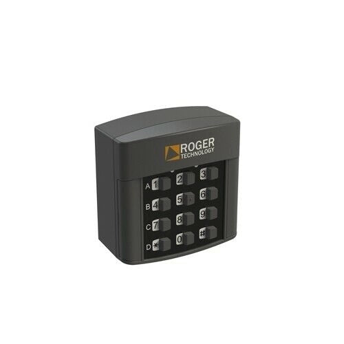 SELETTORE A TASTIERINO NUMERICO 12 CIFRE 4CH VIA RADIO ESTERNO ROGER H85/TDR/E