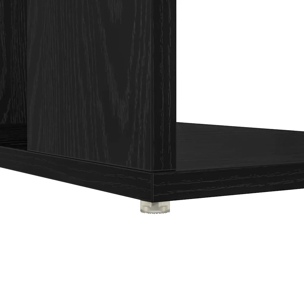 Scrivania | Tavolo da Ufficio Rovere Nero 130 x 50.5 x 75 cm Legno multistrato