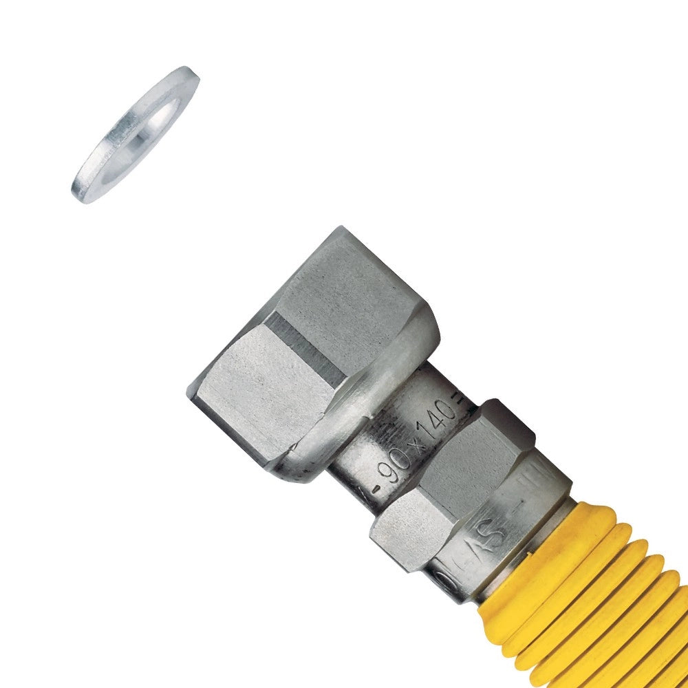 Attacchino estensibile in acciaio inox rivestito per gas mf