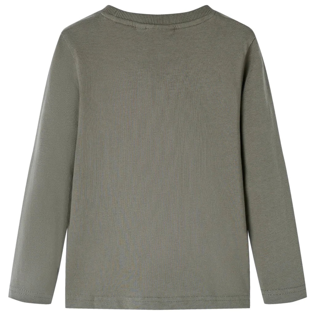 Maglietta da Bambino a Maniche Lunghe Cachi 104cod mxl 132091