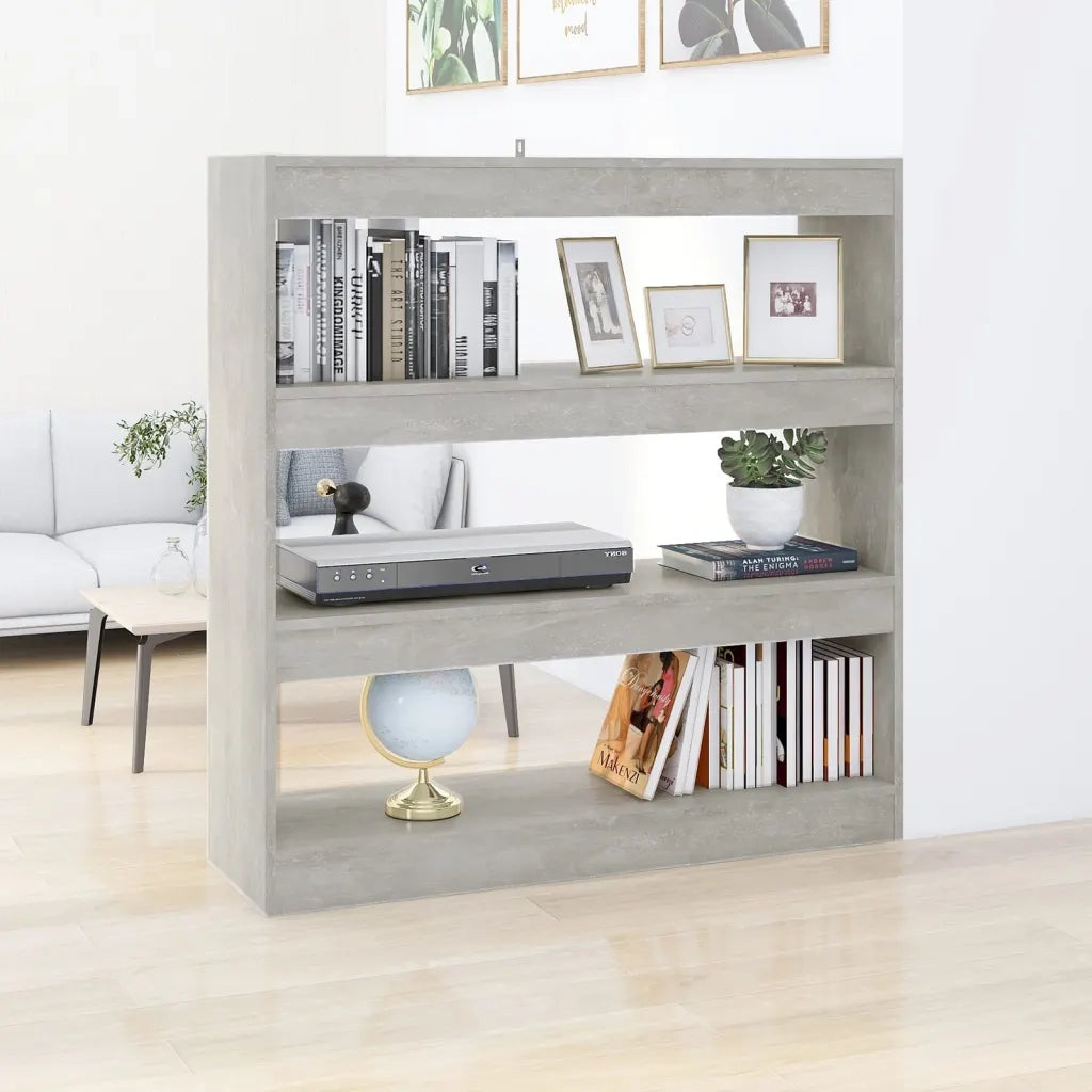 Libreria/Divisorio Grigio Cemento 100x30x103 cm cod mxl 25028