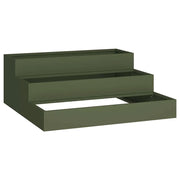 Fioriere | Cassetta per fiori | Vaso da giardino Verde oliva 90 x 90 x 35 cm