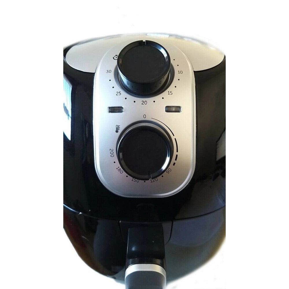 Trade Shop - Friggitrice Aria Calda Elettrica Senza Olio Cottura Sana Grill 4lt 1500 Watt -