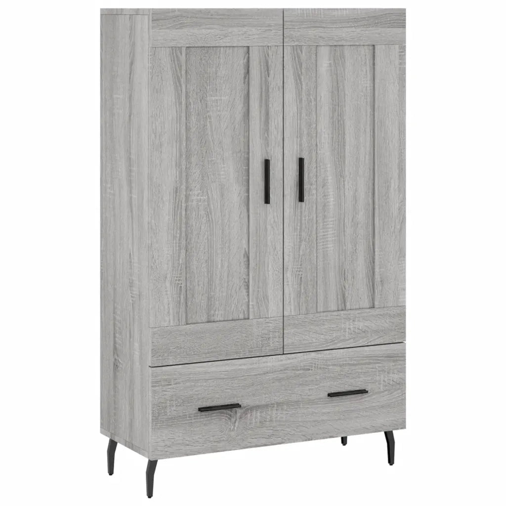 Credenza Grigio Sonoma 69,5x31x115 cm in Legno Multistrato 830346