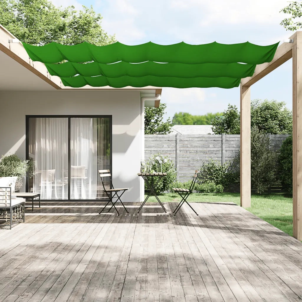 Paravento Verticale Verde Chiaro 60x420 cm in Tessuto Oxford CFW4608178