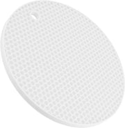 Tappo di sicurezza antiscivolo in silicone termoresistente Ø175 mm con motivi a miele, per tavolo, bicchiere, piatto, piatti.