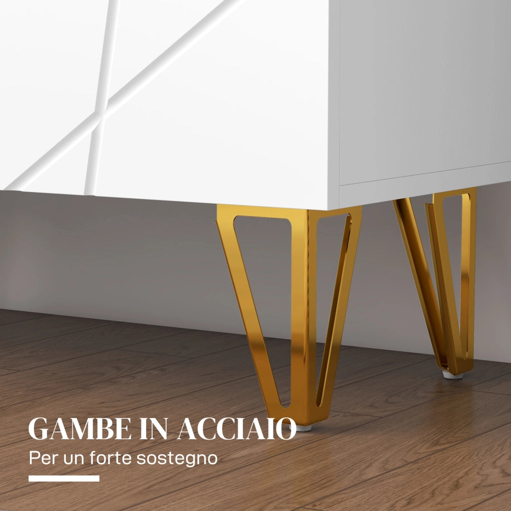 Scarpiera Moderna ¨C zephmum ¨C Bianco 72x31.5x95 cm