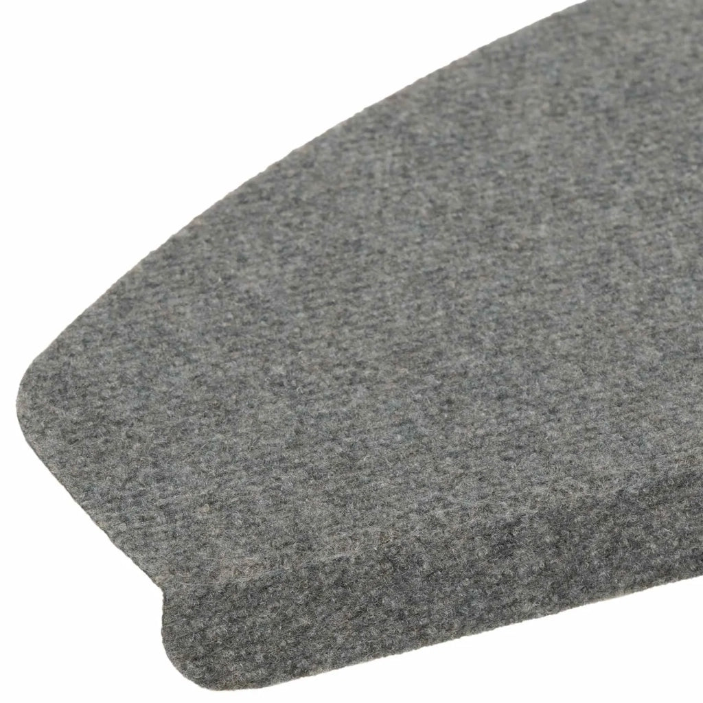 Tappetini per scale autoadesivi 15 pcs Grigio 80 x 28 x 3,5 cm