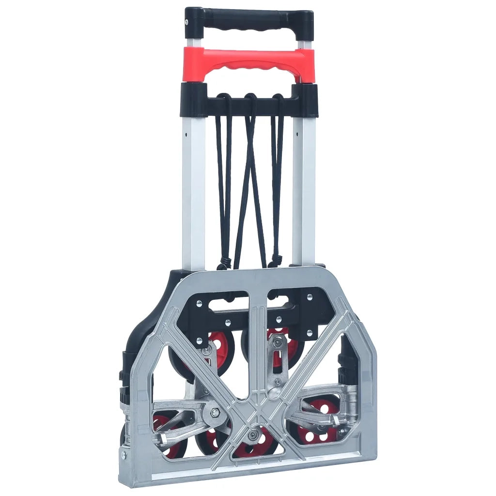 Carrello per Scale Pieghevole 70 kg in Alluminio Argento CFW8754240